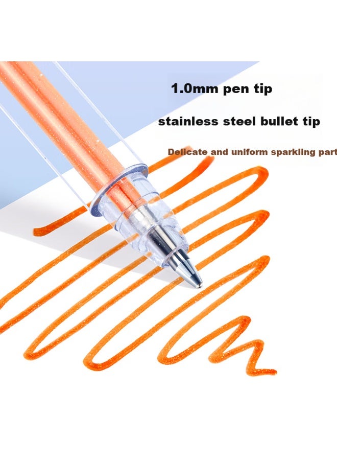 Touch Mark Colorful Highlighter Pens, 12 Colors, Luminous Sand Fluorescent Pens, For Elementary School Students' Notebooks And Handwritten Reports, Specialized Markers For Notes And Marking - Image 3
