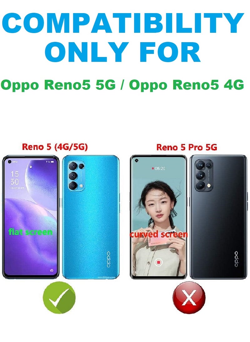 Super Tempered Glass Screen Protector 5D Designed For Oppo Reno5 5G Full Glue Edge to Edge Full Screen Coverage And Bubble Free - Image 3