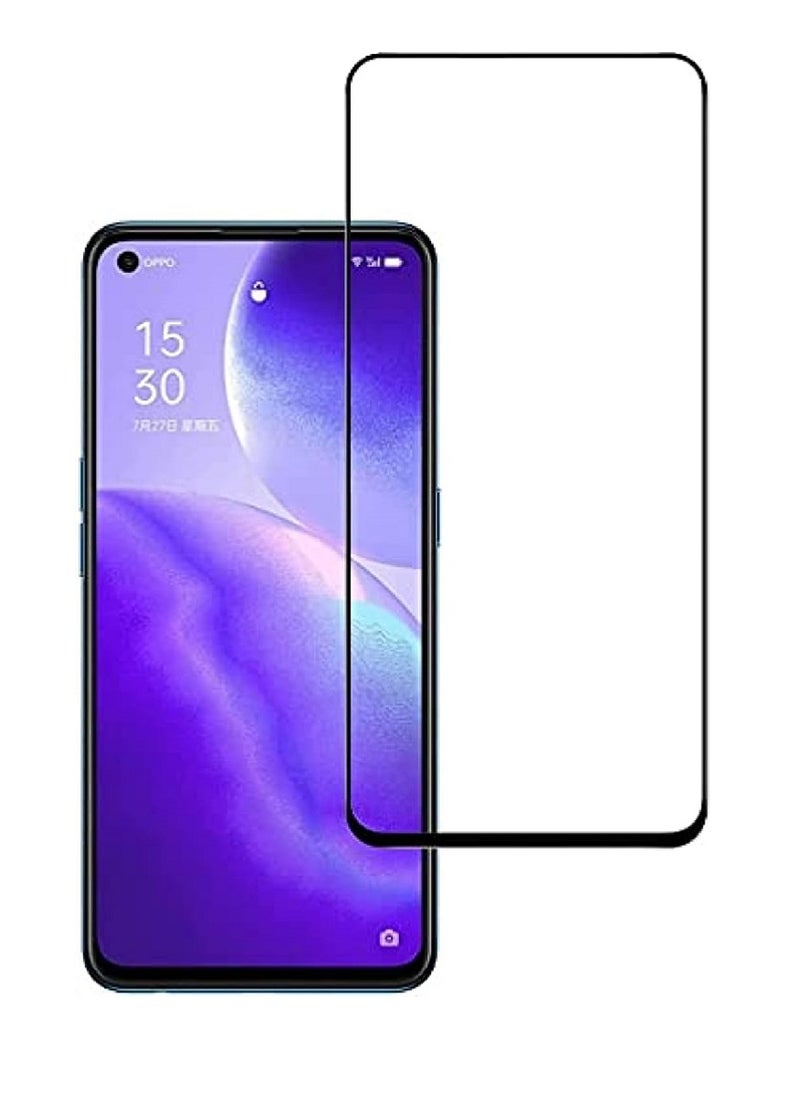 Super Tempered Glass Screen Protector 5D Designed For Oppo Reno5 5G Full Glue Edge to Edge Full Screen Coverage And Bubble Free - Image 1