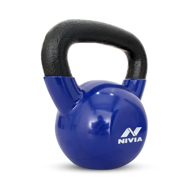 نيفيا Nivia Vinyl Kettlebell - 8 Kg (Blue)