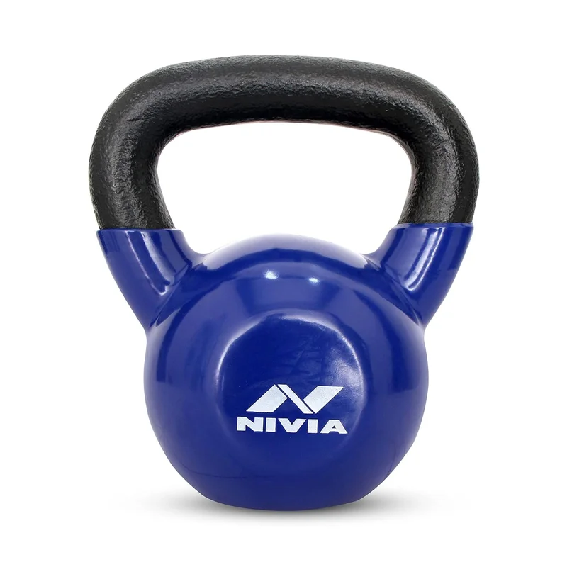 نيفيا Nivia Vinyl Kettlebell - 8 Kg (Blue)
