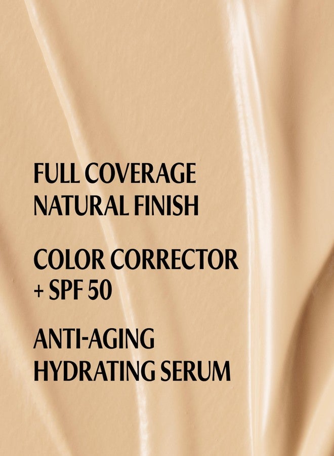 IT Cosmetics CC+ Cream Travel (Light Medium Warm) - Natural Full Coverage Foundation With SPF 50+, Color Corrector & Anti-Aging Hydrating Serum, Hyaluronic Acid + Peptides, Up To 24H Wear - 0.4 fl oz - Image 3