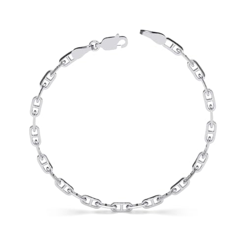 Clara Pure 925 Sterling Silver Soren Men Bracelet in 8 inches | Gift for Men and Boys| With Certificate of Authenticity and 925 Stamp - Image 1
