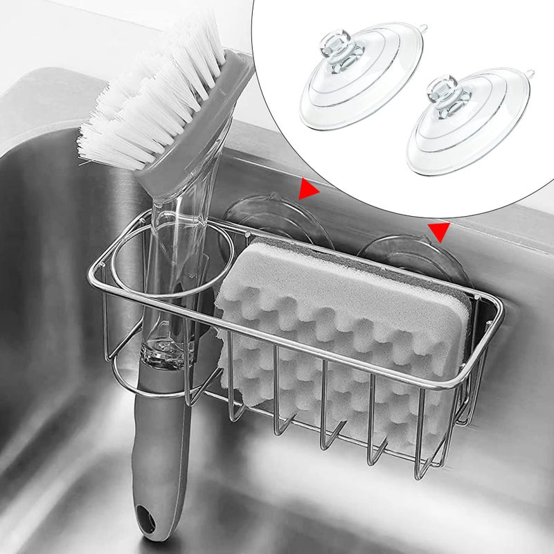 crayBG Sponge Holder Suction, Replacement Suction Cups for Sponge Holder, Kitchen Sink Caddy Suction Cup, suction cups for sink caddy - Image 5
