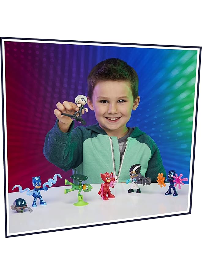 PJMASKS Hero And Villain Figure Set Preschool Toy 7 Action Figures With 10 Accessories Ages 3 And Up - Image 5