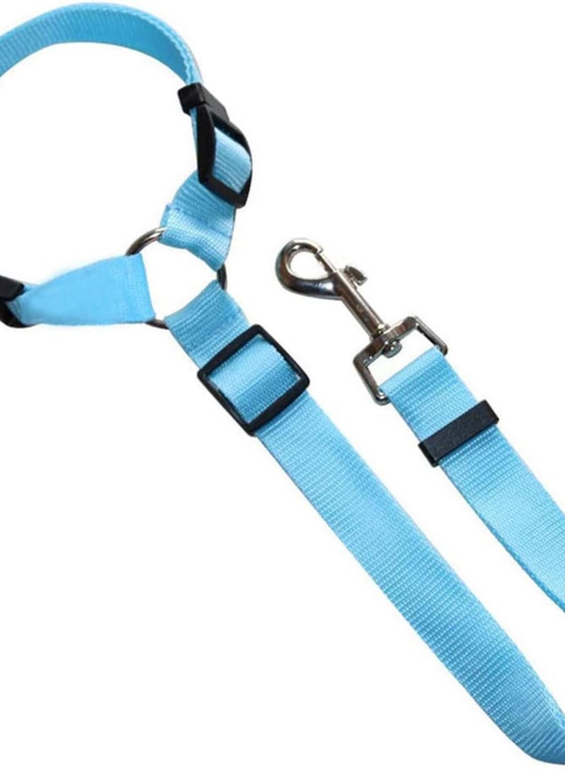 GGOOT Pet Rope Dog Seat Belt Harness Adjustable Dog Cat Safety Leads Car Seat Belt Nylon Vehicle Seatbelts for Dogs Vehicle Travel Pet Products Pet Traction Rope(Elastic 3)  - Image 1