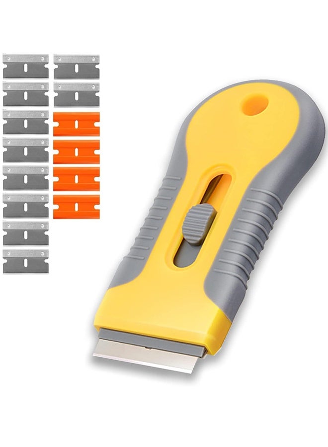 Scraper tools, with 15 additional blades, glass cleaning scraper, stove scraper, for cleaning paint on glass - Image 1