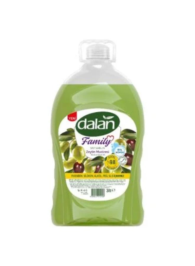 صابون سائل عبوة عائلية بخلاصة الزيتون من دالان – 3 لتر