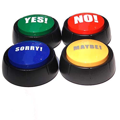 Joffreg Set of 4,The NO, YES, Sorry and Maybe Sound Buttons - Image 2