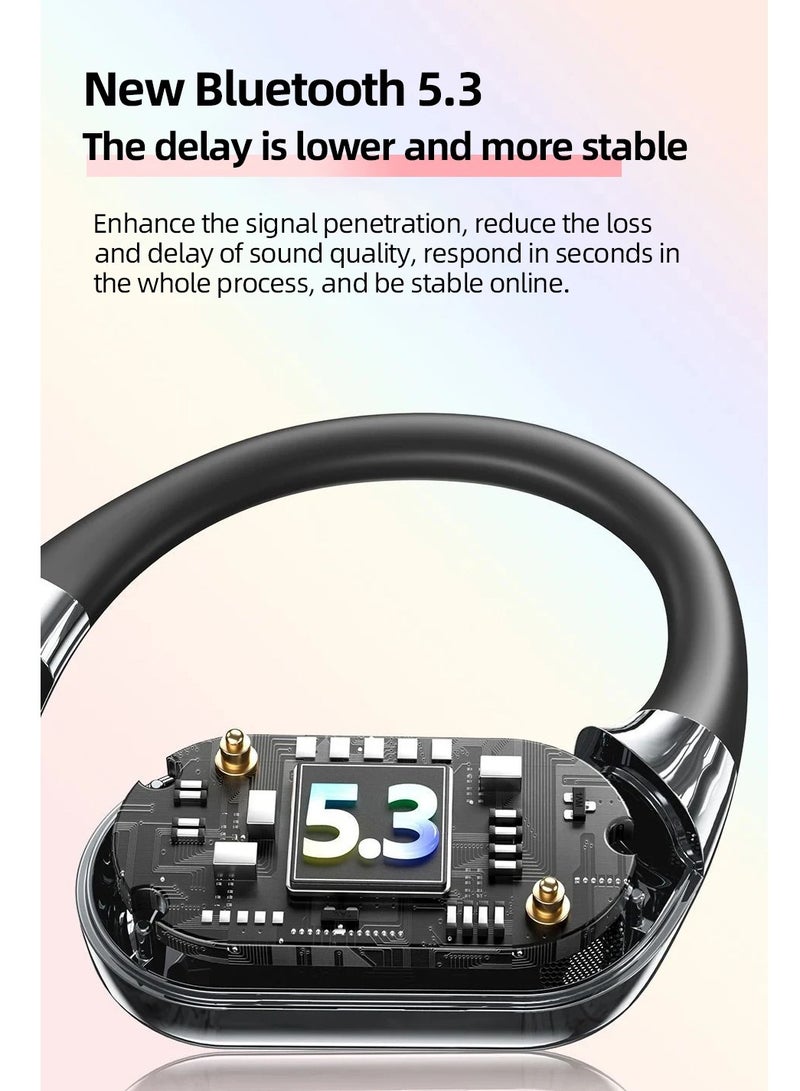 Awei TZ8, Bluetooth V5.3 Stereo Earphones with Charging Case, Long Battery Life, and 110dB Sensitivity Black - Image 3