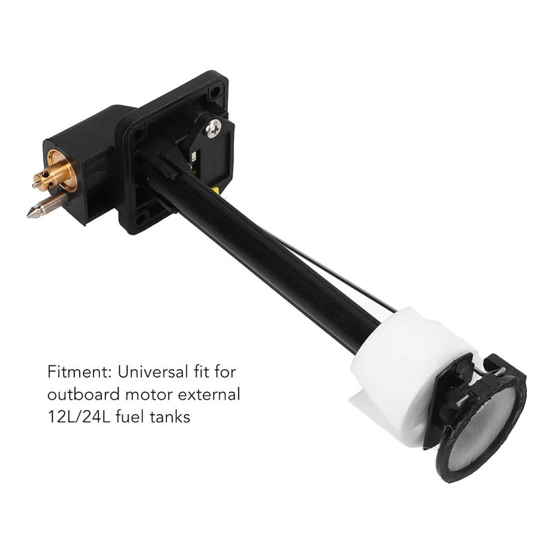 High Precision Fuel Tank Cap Gauge for Outboard Motors - Universal 12L/24L Fuel Measurement Tool Aluminum Alloy Automotive Fuel Gauge - Image 5
