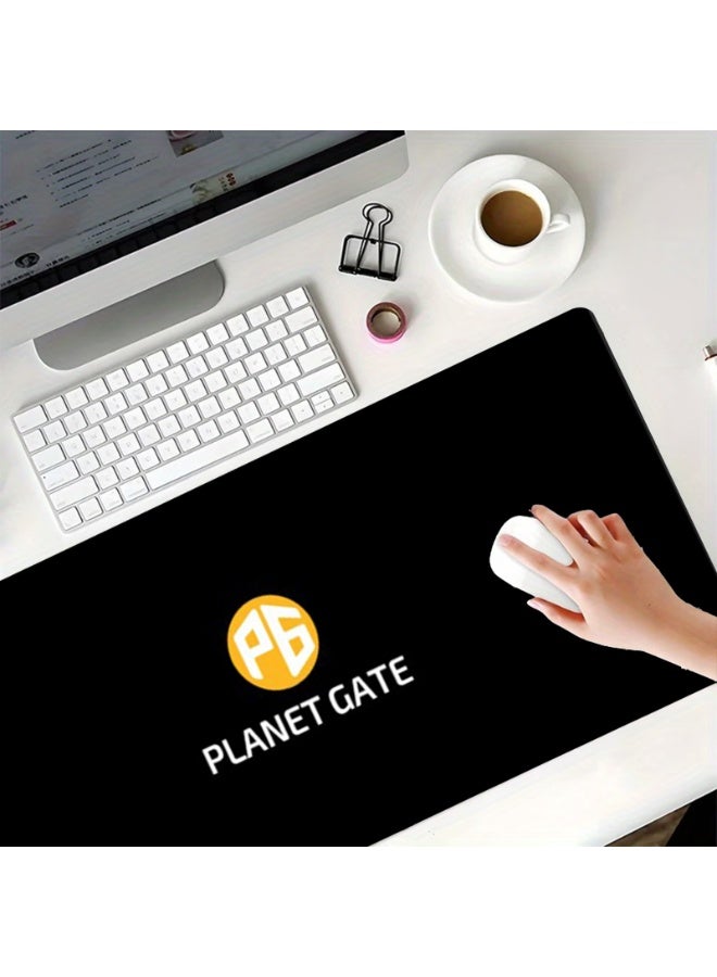 لوحة ماوس ألعاب كبيرة الحجم من بلانيت جيت بحواف مخيطة، مقاس 70×30 سم، مناسبة للألعاب، والمكاتب، ولوحات المفاتيح، والماوس، وأجهزة الكمبيوتر المحمولة، ومحطات العمل، وإعدادات المكاتب الاحترافية. - Image 4