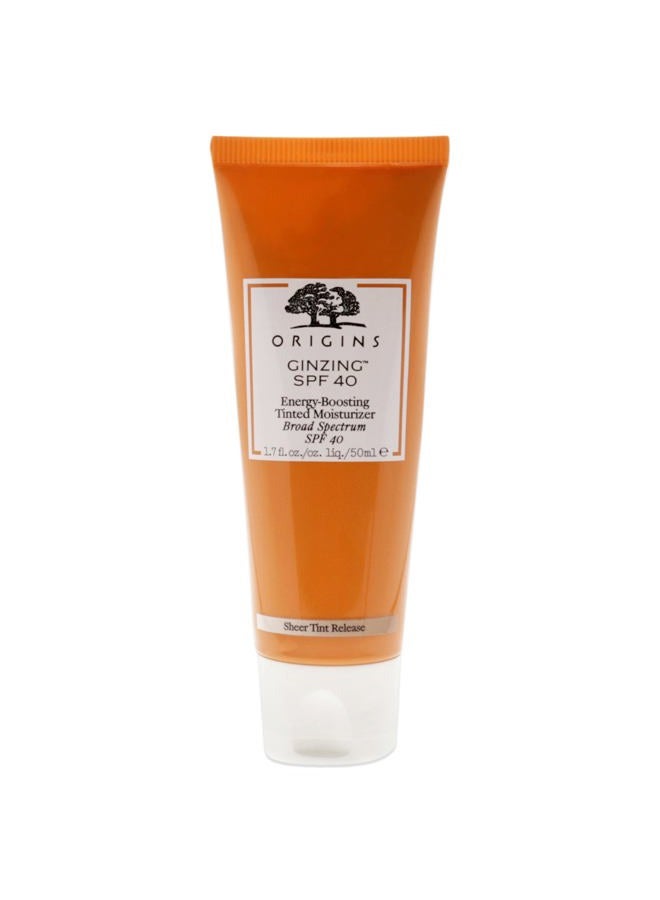 elf مرطب ملون معزز للطاقة من جينزينغ مع SPF 40 | يرطب ويجمل | مع الكافيين من حبوب القهوة، 1.7 أونصة سائلة - Image 2