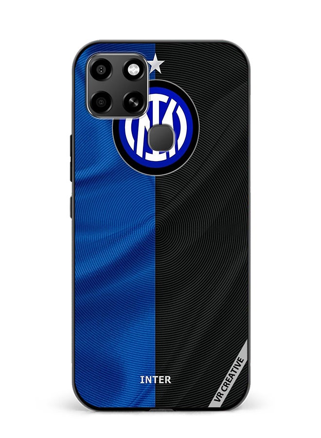 VR CREATIVE Protective Case Cover For Infinix Smart 6 Inter Milan Logo Design Multicolour - Image 1