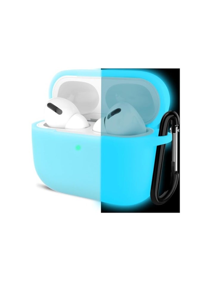 wexon Protective Shockproof Silicone Case Cover for Apple AirPods pro 1l2 Generation Light Cyan  - Image 1