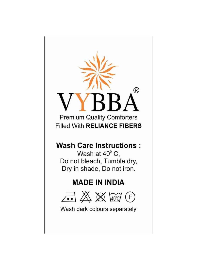 VYBBA VYBBA Premium Comforter Microfiber Reversible AC ComforterBlanket for WinterQuiltDuvet Single Bed King Size Ruby Red Peach Pink 200 GSM  - Image 5