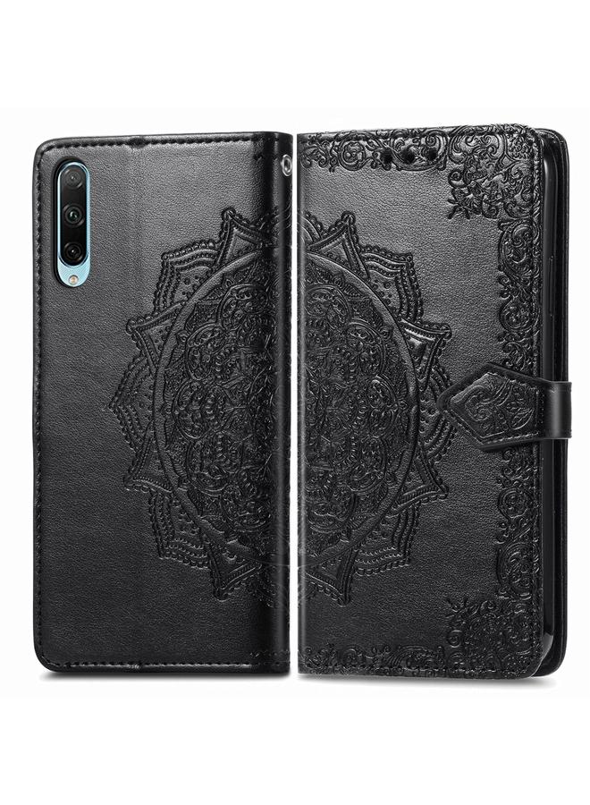 اس-توب جراب هاتف Honor 30i من الجلد المنقوش بزهرة ماندالا - Image 2