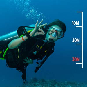 AUSHA® 4K 30fps Action Camera withWiFi, 170 Degree Wide Angle, 16 MP Image Resolution CMOS Sensor, 30m Water Resistance - Image 2