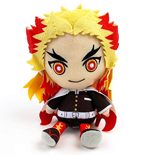 Bandai Demon Slayer Kimetsu no Yaiba Chibi Plush Kyojuro Rengoku - Image 5