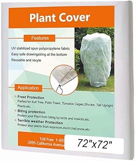 Agfabric Agfabric Plant Covers Freeze Protection - 1.5oz H72 x W72 Shrub Cover, Winter Tree Cover for Season Extension & Frost  - Image 1