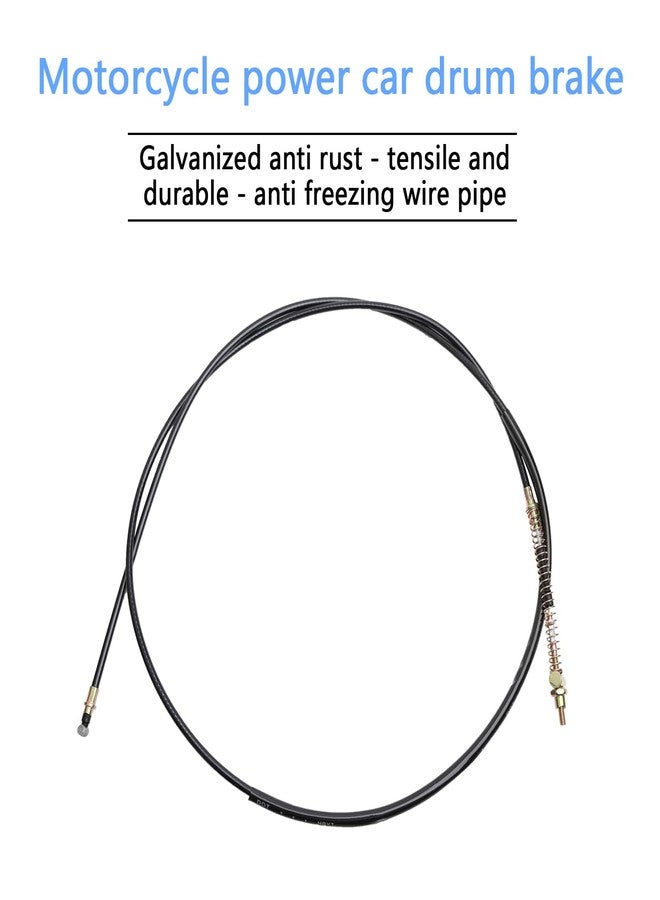 Minho High-Carbon Steel Motorcycle Rear Brake Cables 205mm/80.7" Fit for Chinese GY6 50cc 125cc 150cc Scooter Moped Motorcycle - Image 5