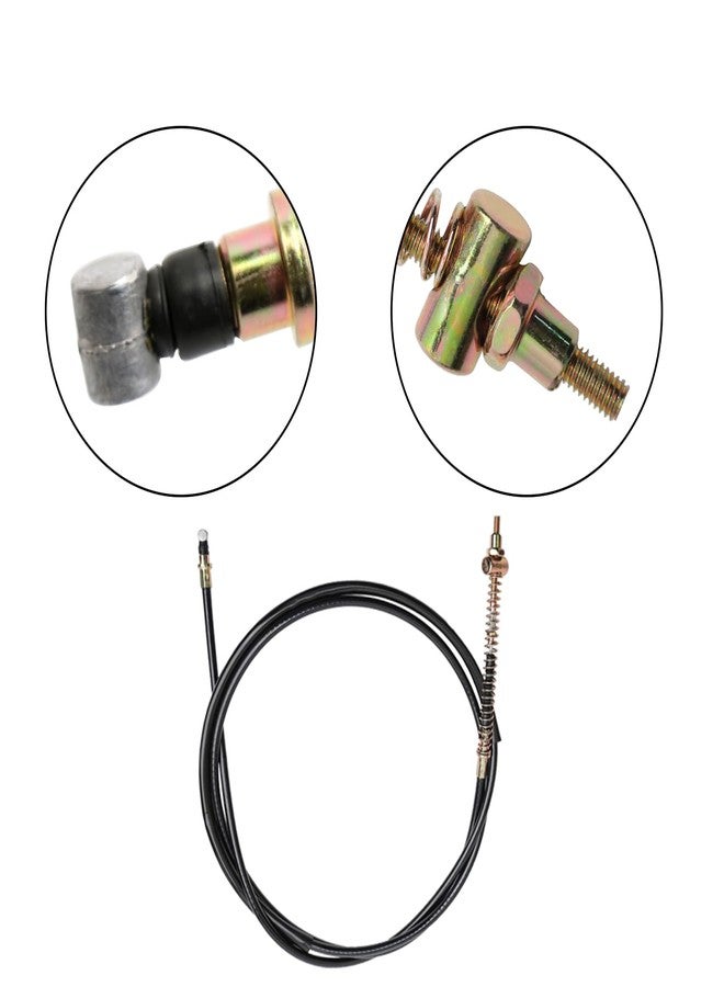 Minho High-Carbon Steel Motorcycle Rear Brake Cables 205mm/80.7" Fit for Chinese GY6 50cc 125cc 150cc Scooter Moped Motorcycle - Image 3