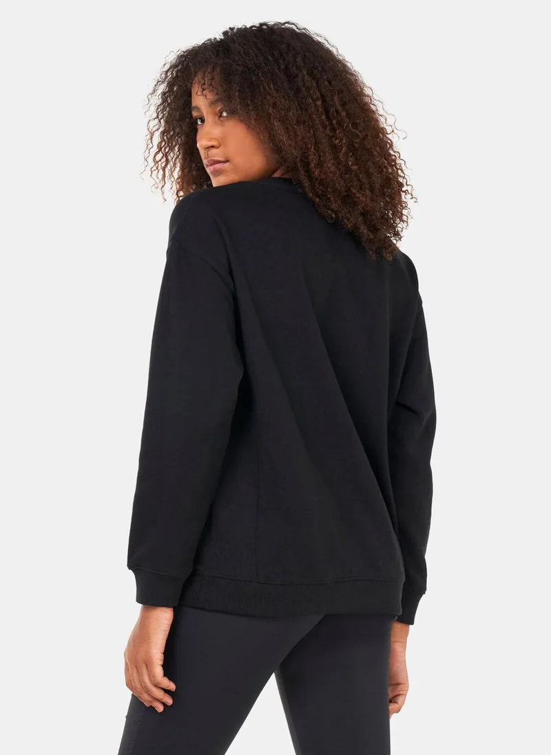 Timberland Women's Checkered Logo Sweatshirt