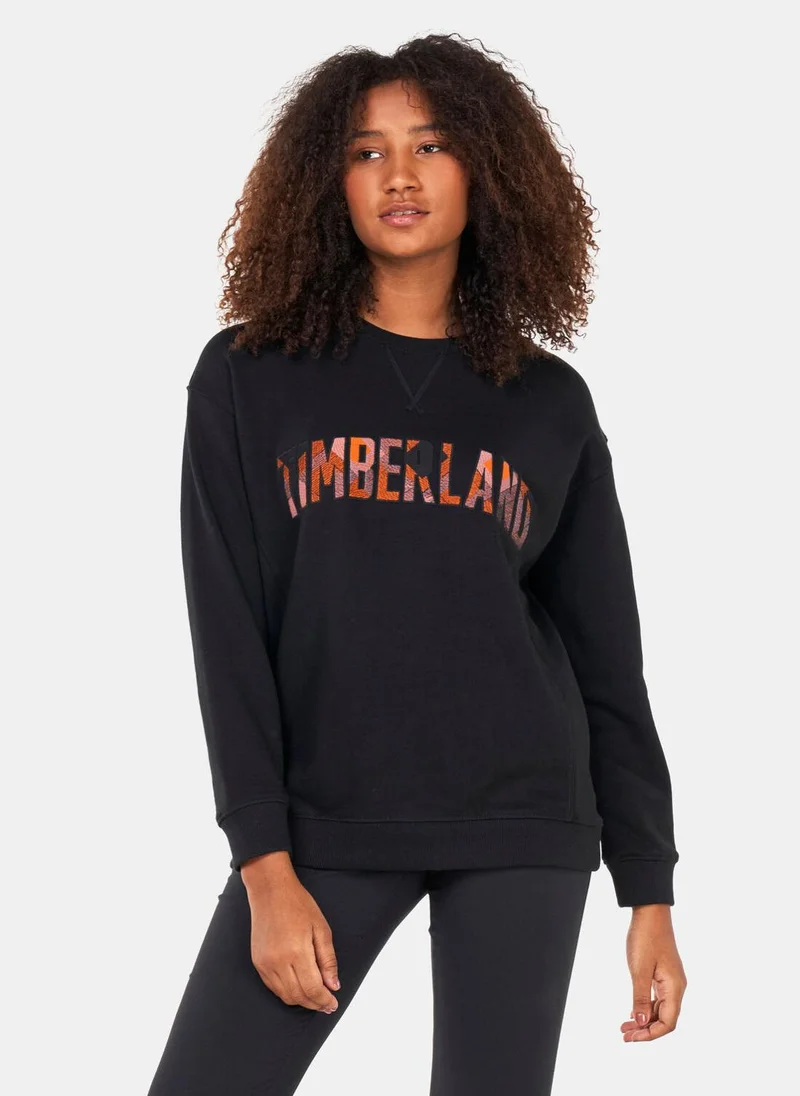 Timberland Women's Checkered Logo Sweatshirt