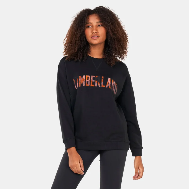 Timberland Women's Checkered Logo Sweatshirt