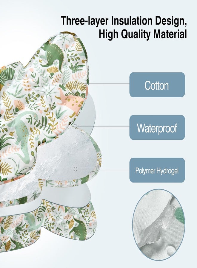 RESTIRY Cooling Pad for Stroller,Double-Sided Available Car Seat Cooler Pad for Babies,Breathable and Cooler,Gel Car Seat Cooler Pad for Baby Chair,Stroller,Child Safety Seat (Dinosaur) - Image 4