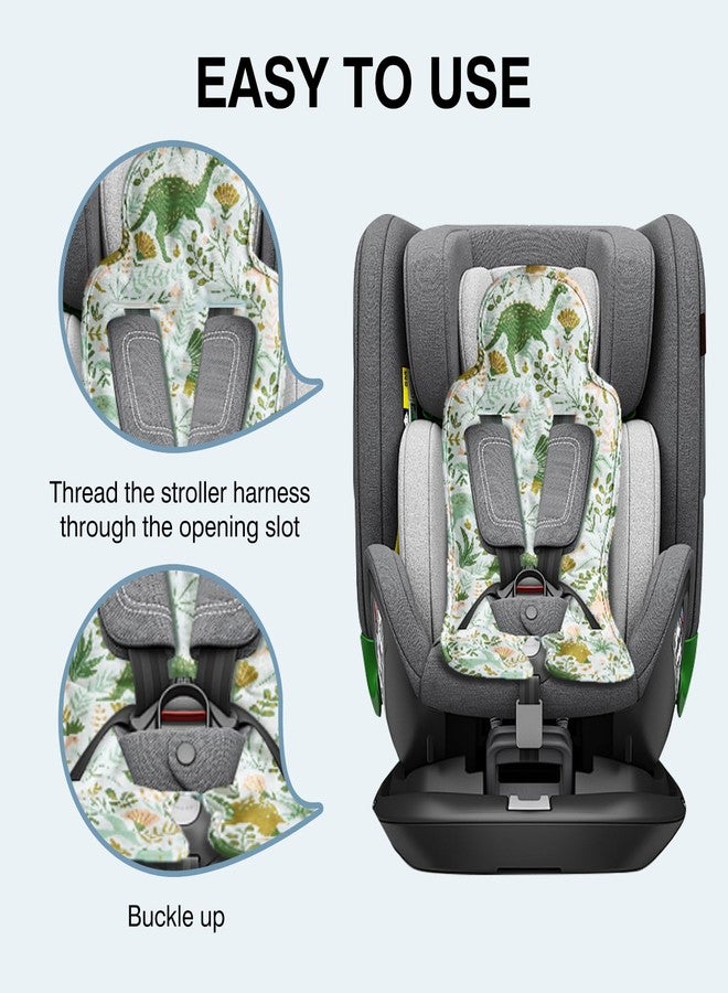 RESTIRY Cooling Pad for Stroller,Double-Sided Available Car Seat Cooler Pad for Babies,Breathable and Cooler,Gel Car Seat Cooler Pad for Baby Chair,Stroller,Child Safety Seat (Dinosaur) - Image 5