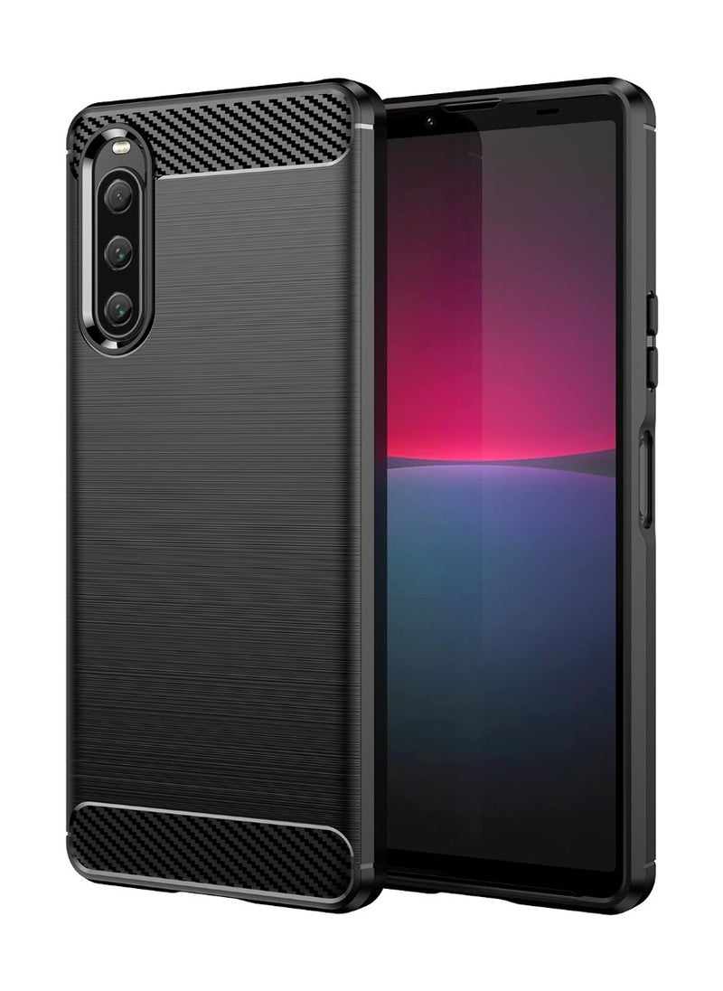 Generic Case For Sony Xperia 10 V  ,- Protection Brushed Shockproof Cover  Durable Ultra Thin - Ultra Premium Quality Case Slip-Resistant - Black  - Image 1