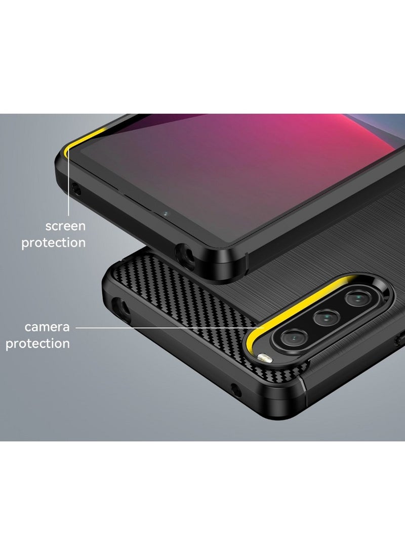 Generic Case For Sony Xperia 10 V  ,- Protection Brushed Shockproof Cover  Durable Ultra Thin - Ultra Premium Quality Case Slip-Resistant - Black  - Image 4