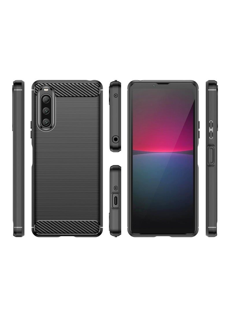 Generic Case For Sony Xperia 10 V  ,- Protection Brushed Shockproof Cover  Durable Ultra Thin - Ultra Premium Quality Case Slip-Resistant - Black  - Image 3