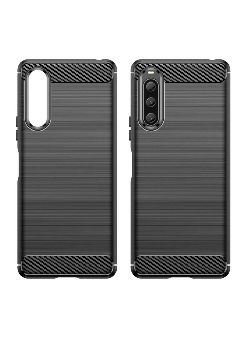Generic Case For Sony Xperia 10 V  ,- Protection Brushed Shockproof Cover  Durable Ultra Thin - Ultra Premium Quality Case Slip-Resistant - Black  - Image 5