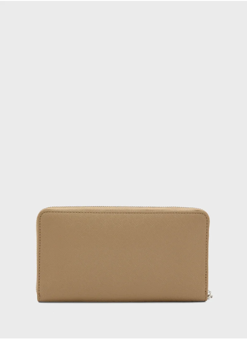 كالفن كلاين Logo Must Zip Around Wallet