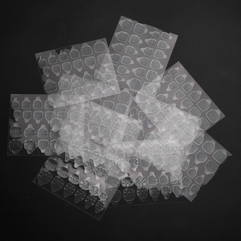 240pcs Nail Adhesive Glue Tapes Nail Tabs Clear DIY Manicure Decoration for Fake Nails Tips - Image 4