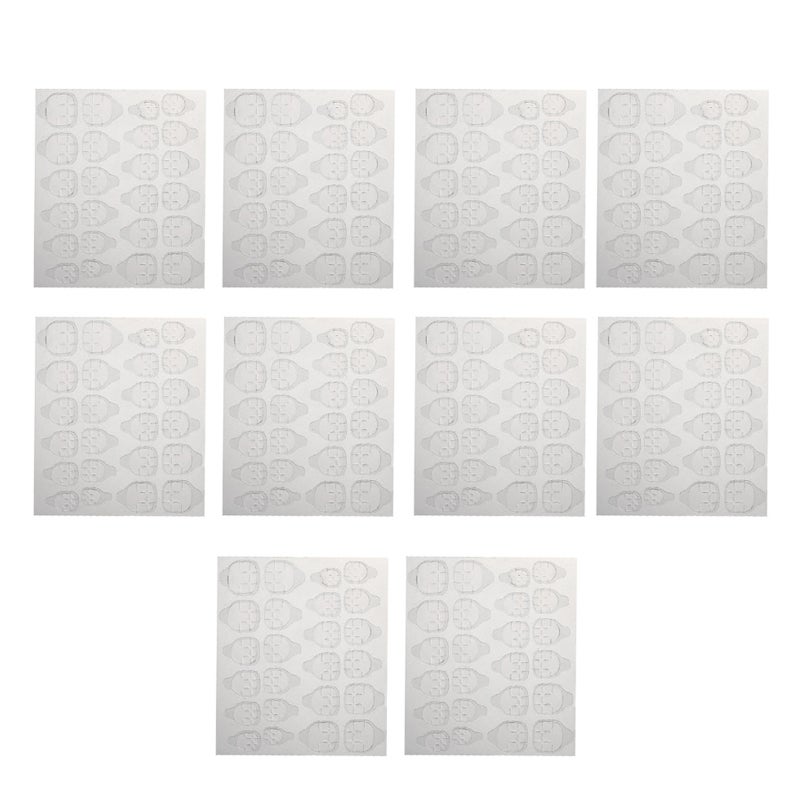 240pcs Nail Adhesive Glue Tapes Nail Tabs Clear DIY Manicure Decoration for Fake Nails Tips - Image 1