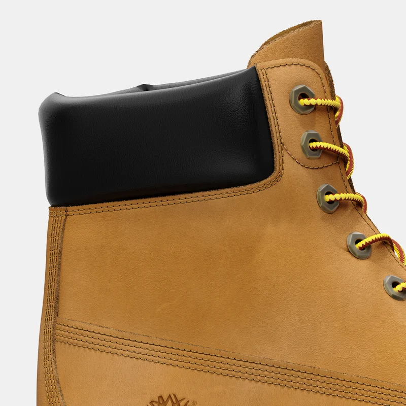 Timberland Yellow Men's Premium 6-Inch Lace-Up Waterproof Boots for Men | Best Price UAE