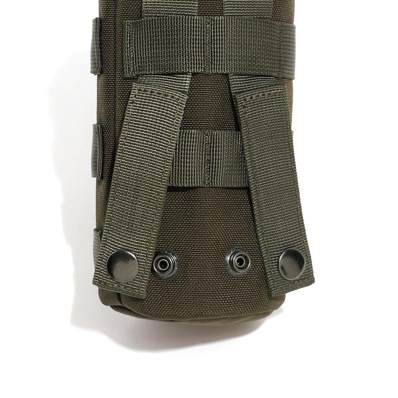 Dotacty MOLLE Water Bottle Holder Tactical Nylon Bottle Pouches Hydration Carrier for Belt/Backpack/Vest/Bike Sports Outdoor Hiking Camping Hunting Fishing (Ranger Green, Inside Diameter: 3 3/4") - Image 5
