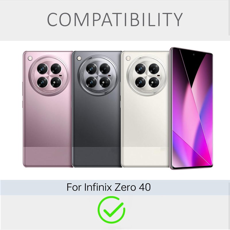 UltiUnison واقي شاشة لجهاز Infinix Zero 40 5G [ليس زجاجيًا]، فيلم مرن عالي الوضوح شفاف واقٍ من الخدوش من مادة TPU الناعمة لجهاز Infinix Zero 40 5G - Image 2