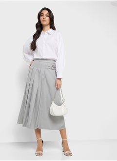 VERO MODA Plisse Button Down Shirt  - Image 4