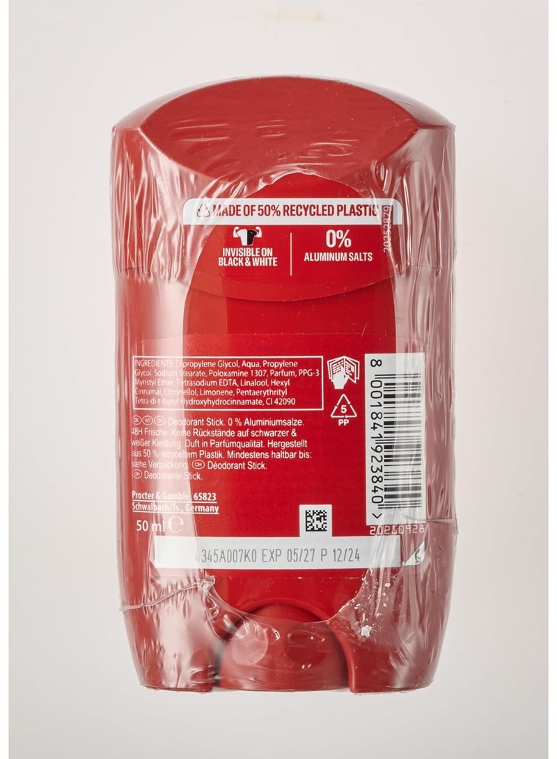 Old Spice Captain deodorant stick for men, 6 x 50 ml, 24/7 freshness with daily use, long-lasting fragrance in perfume quality, protection against odours, no aluminium salts - Image 4