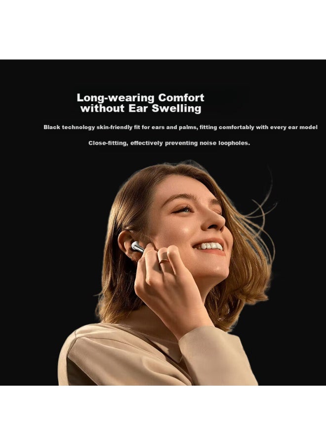 Viken Noise Cancelling Earphones - 99db Gold List Active Noise Cancelling Bluetooth Earphones Wireless In-ear Style With Call Noise Reduction High-end Noise Reduction Windproof Anti-noise Compatible W - Image 3