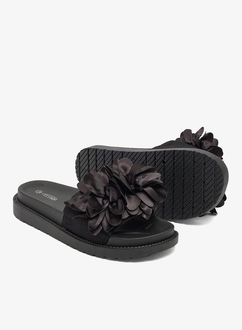 سبوت أون شبشب بزخرفة زهرة - Image 4