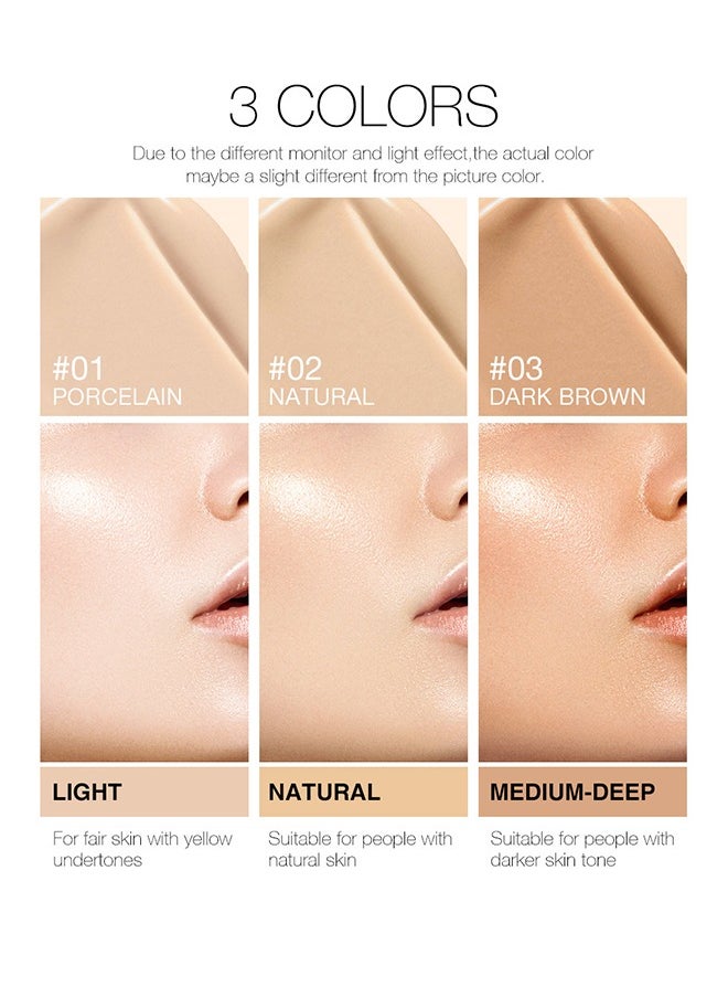 O.TWO.O - Face Base Whitening Oil-Control Dropper Liquid Foundation 01 Beige-15ml - Image 1