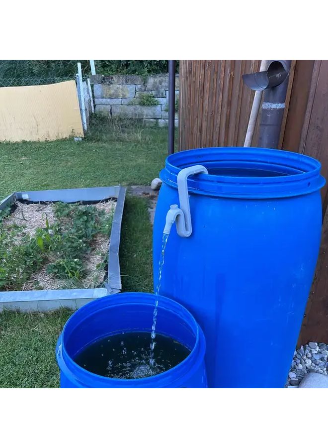 Grey Self Priming Siphon Hose for Pool Fish Tank Garden Heavy Duty Flow System - Image 2