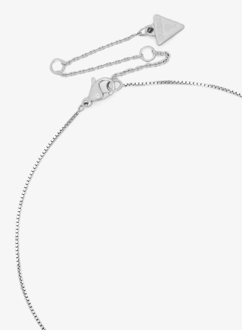 GUESS  Crystal Heart Chain Necklace for Women | Best Price UAE