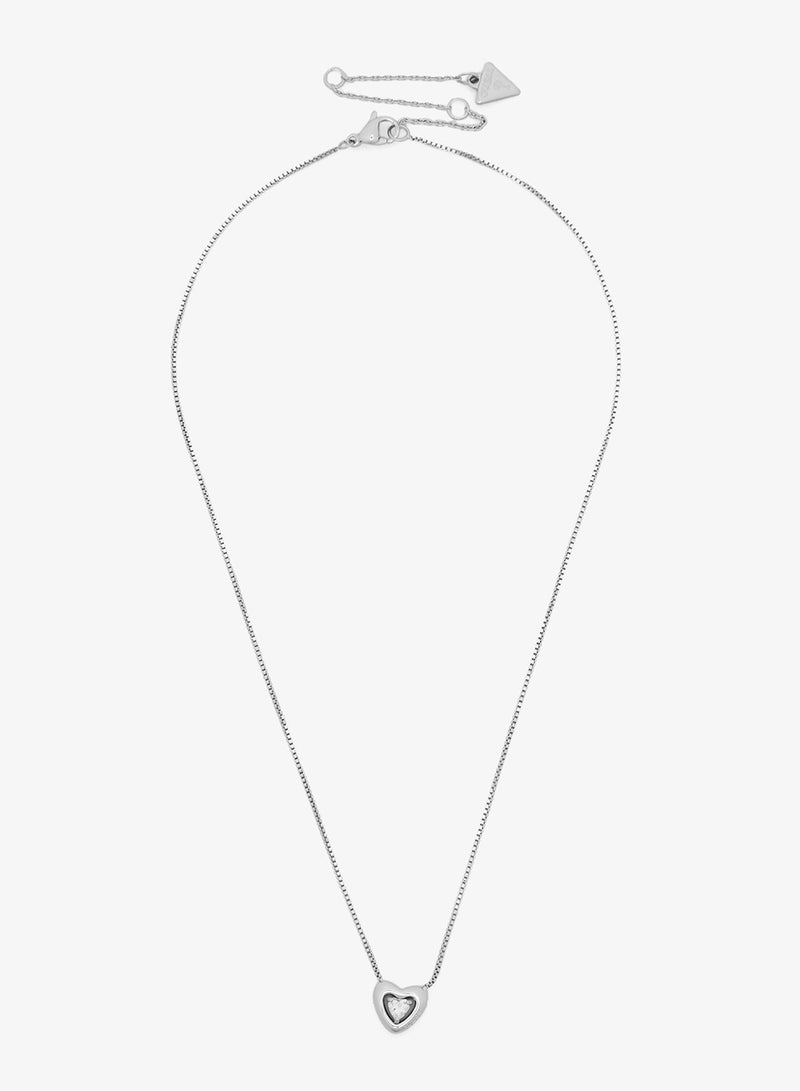 جس قلادة سلسلة قلب كريستالي - Image 1