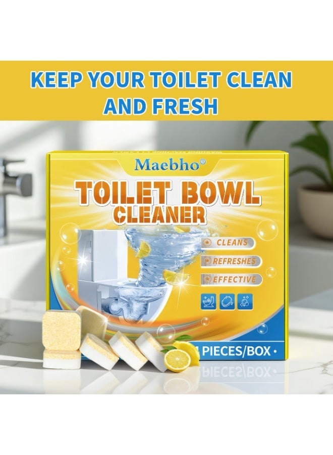 Maebho Toilet Bowl Cleaner Tablets (24 Count), Septic Safe, Eco-Friendly Drop-in Tablets for Continuous Cleaning, Powerful Stain & Limescale Remover with Long-Lasting Fresh Scent - Image 4
